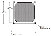 AFK-120 Dimensions