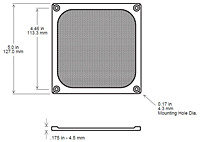 AFK-127 Dimensions