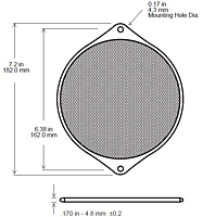 AFK-172 Dimensions