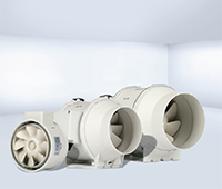 PTF-PE SERIES - ECO-WATT Mixed-Flow Inline Duct Fans