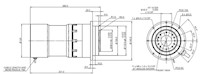 IG9190 Geared Servo Actuator_ULT_HTQ_1000W_Dimensional Drawing