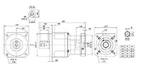 Servobox Series Model PB 2-Stage Planetary Reducer Gearbox - 2