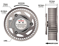 PLB07525B Frameless Fans - 2