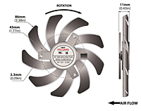 PLD09210B Frameless Fans - 2