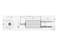 24000 Revolutions Per Minute (rpm) Rated Speed Coreless Direct Current (DC) Micro Motor - 2