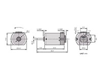 PTFE-130SA Precious Metal Brushed Direct Current (DC) Micro Motors - 2