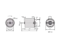 PTRE-260SA Precious Metal Brushed Direct Current (DC) Micro Motors - 2