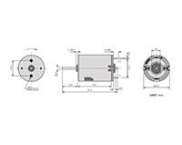 PTRE-280SA Precious Metal Brushed Direct Current (DC) Micro Motors - 2