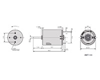 PTRS-280SA Carbon Brushed Direct Current (DC) Micro Motors - 2