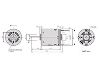 PTRS-365SA Carbon Brushed Direct Current (DC) Micro Motors - 2