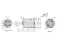 PTRS-365SM Carbon Brushed Direct Current (DC) Micro Motors - 2