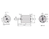 PTRS-370CM Carbon Brushed Direct Current (DC) Micro Motors - 2