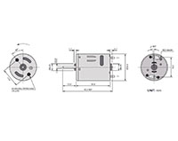 PTRS-370SM Carbon Brushed Direct Current (DC) Micro Motors - 2