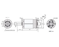 PTRS-390SA Carbon Brushed Direct Current (DC) Micro Motors - 2