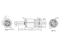 PTRS-395SM Carbon Brushed Direct Current (DC) Micro Motors - 2