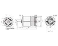 PTRS-540SA Carbon Brushed Direct Current (DC) Micro Motors - 2