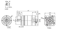 Servobox Series Model SA 2-Stage Planetary Reducer Gearbox - 2