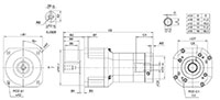 Servobox Series Model SB-A 3-Stage Planetary Reducer Gearbox - 2