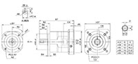 Servobox Series Model SE 1-Stage Planetary Reducer Gearbox - 2