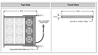 Top/Front View Dimensions