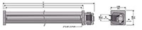 JM-040A Series Alternating Current (AC) Cross Flow Fans - 2