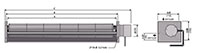 JG3-065A Series Direct Current (DC) Cross Flow Fans - 2