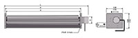 JF3-081A Series Direct Current (DC) Cross Flow Fans - 2