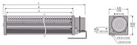 JFC-060A Series Alternating Current (AC) Cross Flow Fans - 2