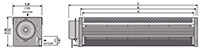 JFC-090B Series Alternating Current (AC) Cross Flow Fans - 2