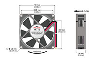 9226-7 Series Brushless Direct Current (DC) Axial Fans - 3