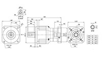 Servobox Series Model SB62 to 220, 2-Stage Planetary Reducer Gearbox - 2