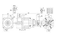 Servobox Series Model SB90 to 220, 2-Stage Planetary Reducer Gearbox - 2