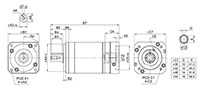 Servobox Series Model FB 2-Stage Planetary Reducer Gearbox - 2