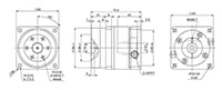 Servobox Series Model AD60 1-Stage Planetary Reducer Gearbox - 2