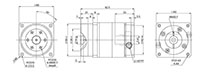 Servobox Series Model AD60 2-Stage Planetary Reducer Gearbox - 2