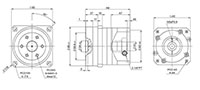 Servobox Series Model AD900 1-Stage Planetary Reducer Gearbox - 2