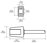 FPC-180-24 Dimensions