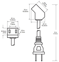 FPC-45-36P Dimensions