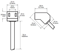 FPC-45-72 Dimensions