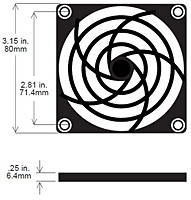 PFG-80 Dimensions