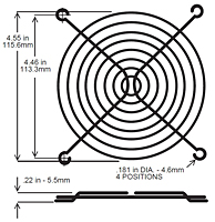 WFG-127 Dimensions