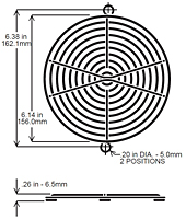 WFG-172 Dimensions