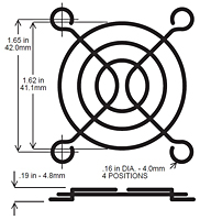 WFG-50 Dimensions