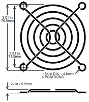 WFG-80 Dimensions