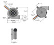 Mini Blower PTA5025-A_Dimensional Drawing