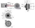 Mini Blower PTA8060-A_Dimensional Drawing