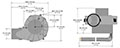 Mini Blower PTA9725-B_Dimensional Drawing