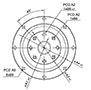 Output Frame Dimensions of Model SD, SDL, and SDD 64/90 Planetary Reducer Gearbox