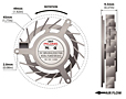 PLB05010B-D Series Type D Frameless Fans - 2