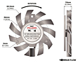 PLB07010B-F Series Type F Frameless Fans - 2